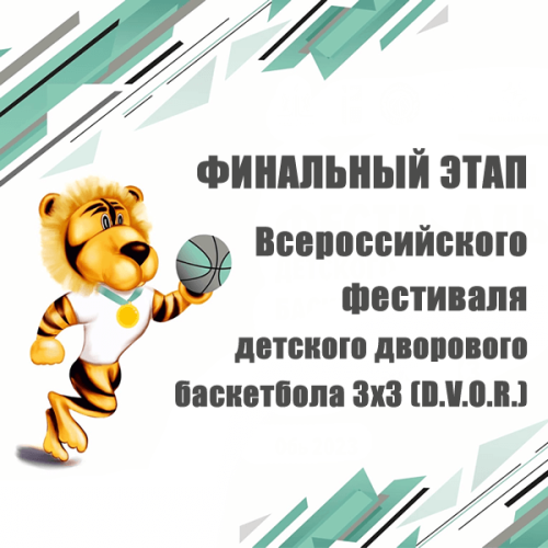 Финал детского дворового баскетбола 3х3 (D.V.O.R.) // Новосибирск 2023